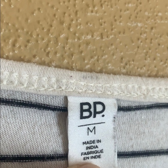 BP. Boatneck striped 3/4 sleeve shirt - Picture 2 of 3